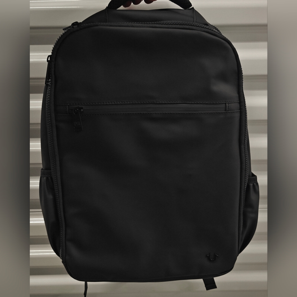 True Religion Commuter Backpack With Bonus Carabiner Black